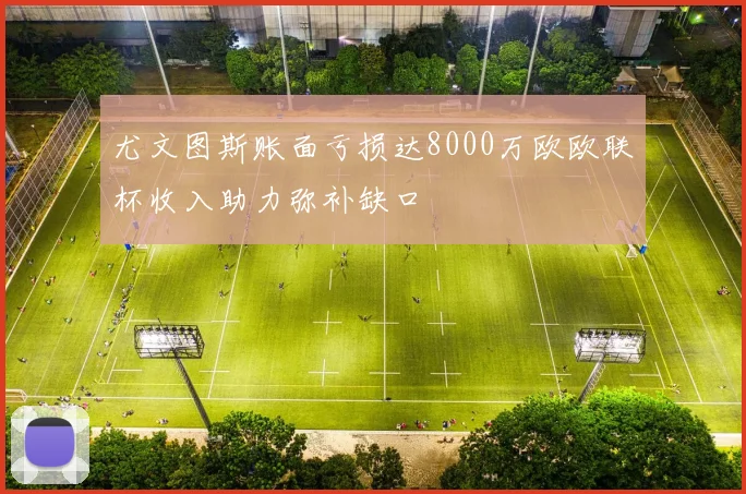 尤文图斯账面亏损达8000万欧欧联杯收入助力弥补缺口